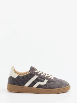 Gant – Retro-Sneaker aus Veloursleder und Cord