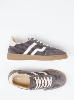Gant – Retro-Sneaker aus Veloursleder und Cord