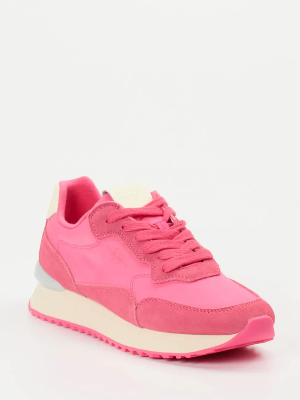 Gant – Retro-Sneaker aus Veloursleder Pink