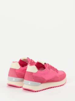 Gant – Retro-Sneaker aus Veloursleder Pink