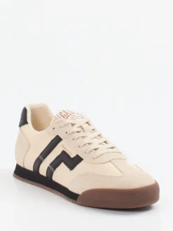 Gant – Retro-Sneaker aus Velours und Nylon Beige