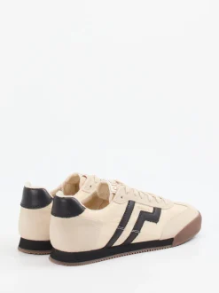 Gant – Retro-Sneaker aus Velours und Nylon Beige