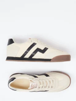 Gant – Retro-Sneaker aus Velours und Nylon Beige