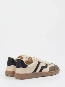 Gant – Retro-Sneaker aus Veloursleder in Beige