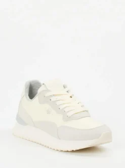 Gant – Retro-Sneaker aus Veloursleder cremeweiß