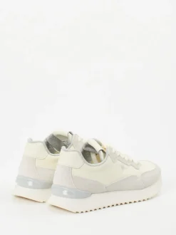Gant – Retro-Sneaker aus Veloursleder cremeweiß
