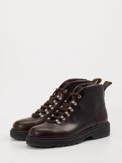 Gant – Schnürboots aus Kalbleder Dunkelbraun