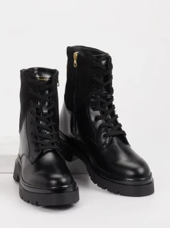 Gant – Schnürboots aus Leder schwarz