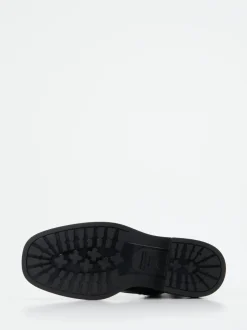 Gant – Schnürstiefelette aus Leder in Schwarz