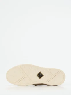 Gant – Slip-On Sneaker aus gestricktem Textil cremeweiß
