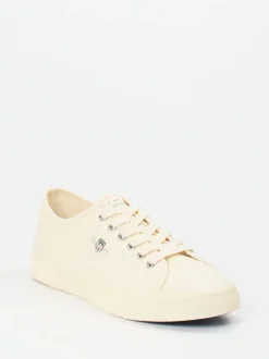 Gant – Sneaker aus Canvas in Cremeweiß