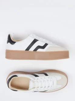 Gant – Sneaker aus Kalbleder mit Gumsohle