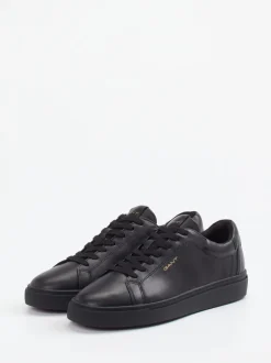 Gant – Sneaker aus Kalbleder in Schwarz