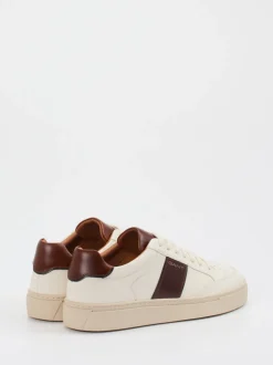 Gant – Sneaker aus Kalbleder in Cremeweiß