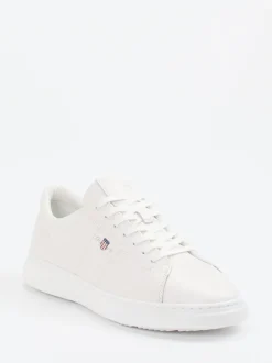 Gant – Sneaker aus Kalbleder Off-White