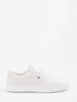 Gant – Sneaker aus Kalbleder Off-White