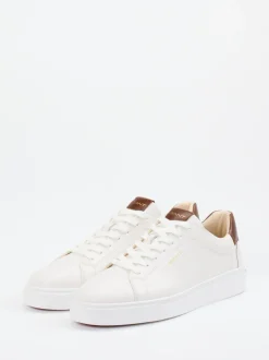 Gant – Sneaker aus Kalbleder in Offwhite