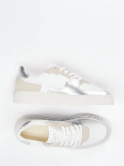 Gant – Sneaker aus Lammleder mit Metallic-Detail
