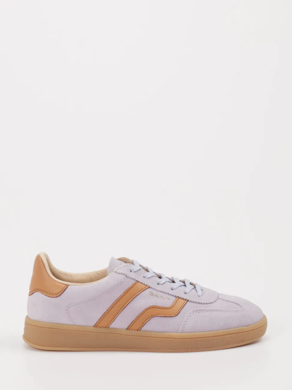 Gant – Sneaker aus Leder-Mix in Flieder