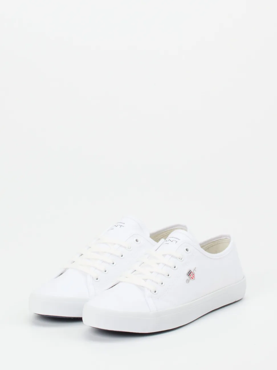 Gant – Sneaker aus Textil in Weiß