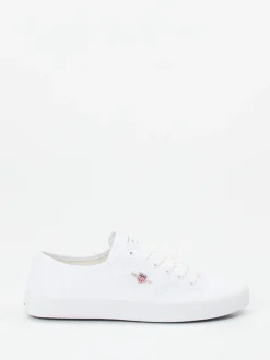 Gant – Sneaker aus Textil in Weiß