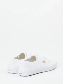 Gant – Sneaker aus Textil in Weiß