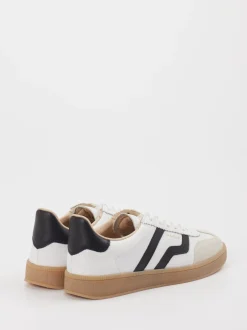 Gant – Sneaker aus Veloursleder und Leder Weiß