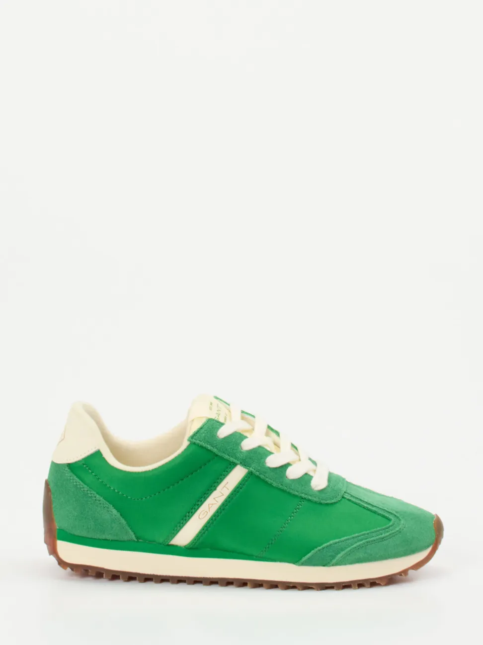 Gant – Sneaker aus Veloursleder in Grün