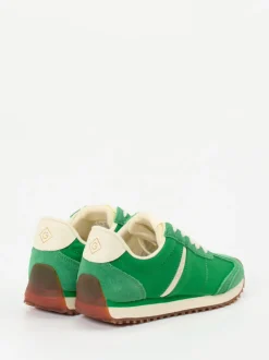 Gant – Sneaker aus Veloursleder in Grün