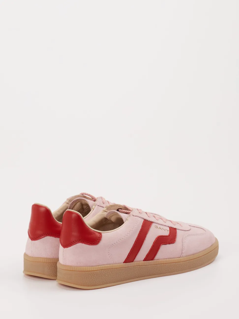 Gant – Sneaker aus Veloursleder in Rosé
