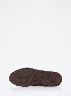 Gant – Sneaker aus Velours- und Glattleder Schwarz