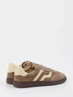 Gant – Sneaker aus Veloursleder in Braun