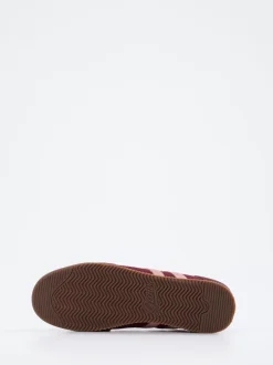 Gant – Sneaker aus Velour/Textil in Bordeauxrot