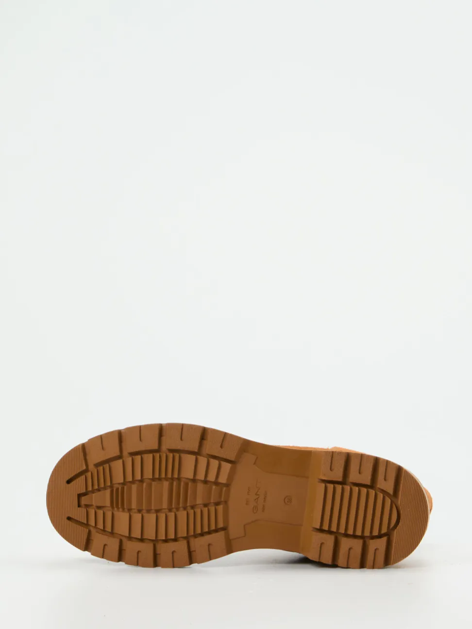 Gant – Stiefelette aus Veloursleder cognacfarben