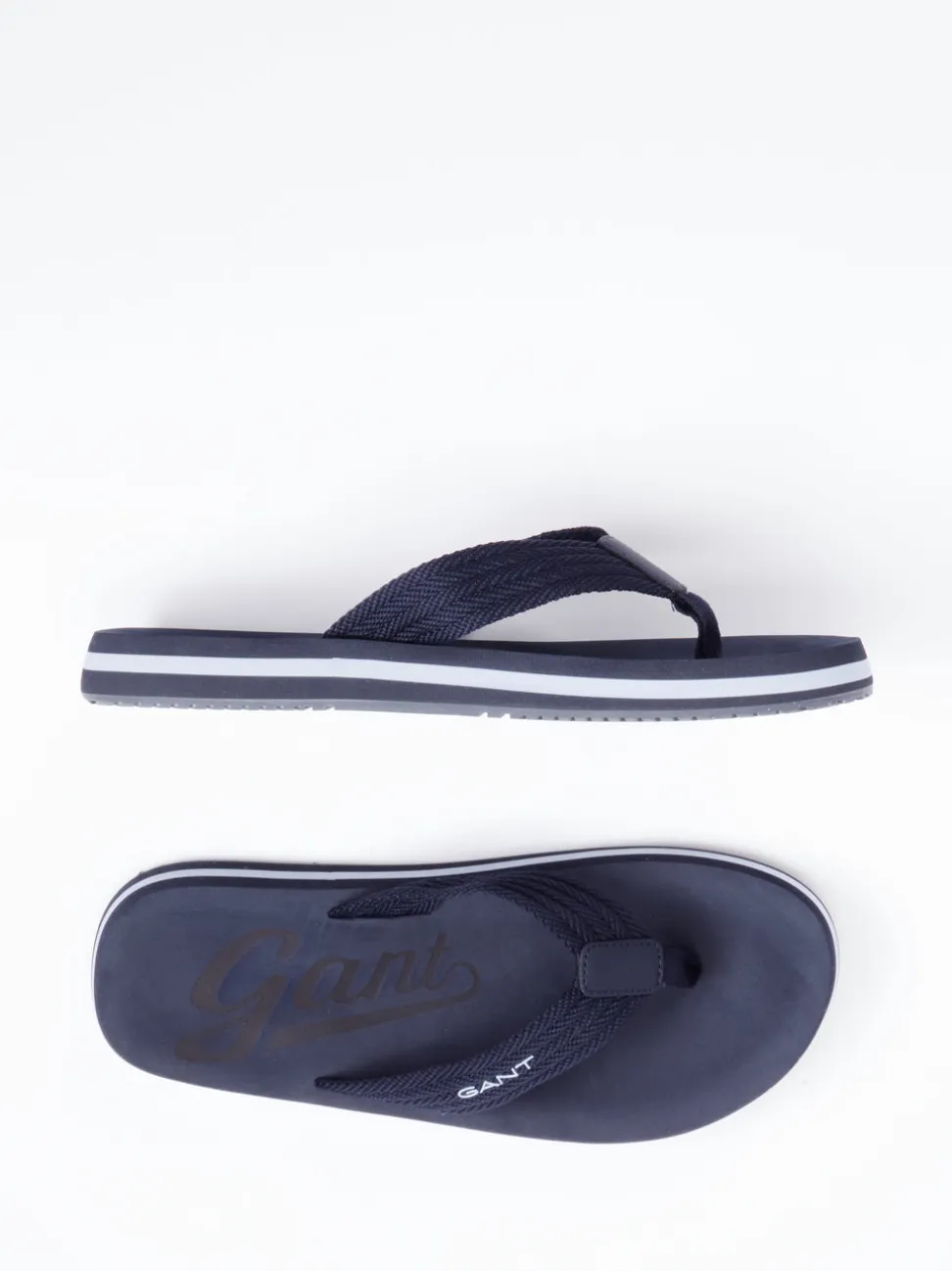 Gant – Zehentrenner aus Textil in Marineblau
