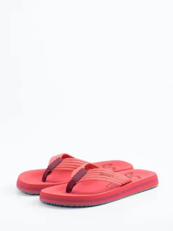 Gant – Zehentrenner aus Textil in Korallrot