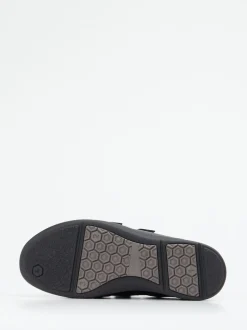 Ganter – Klettschuh aus Kalbleder schwarz