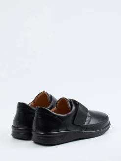 Ganter – Klettslipper aus Kalbleder schwarz