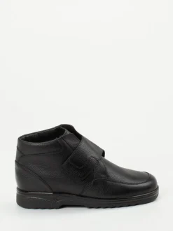 Ganter – Klettverschluss-Stiefelette aus Kalbleder schwarz