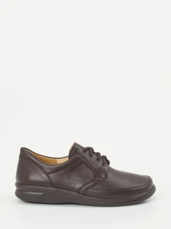 Ganter – Komfort-Halbschuhe aus Kalbleder dunkelbraun