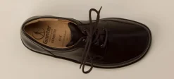 Ganter – Komfort-Halbschuhe aus Kalbleder dunkelbraun