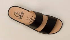 Ganter – Komfort-Pantolette aus Kalbleder schwarz
