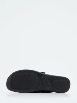 Ganter – Komfort-Pantolette aus Nubukleder marineblau