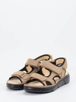 Ganter – Komfortsandale aus Nubukleder beige