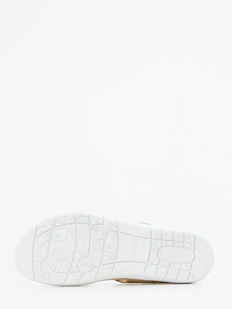 Ganter – Komfortsandale aus Veloursleder beige
