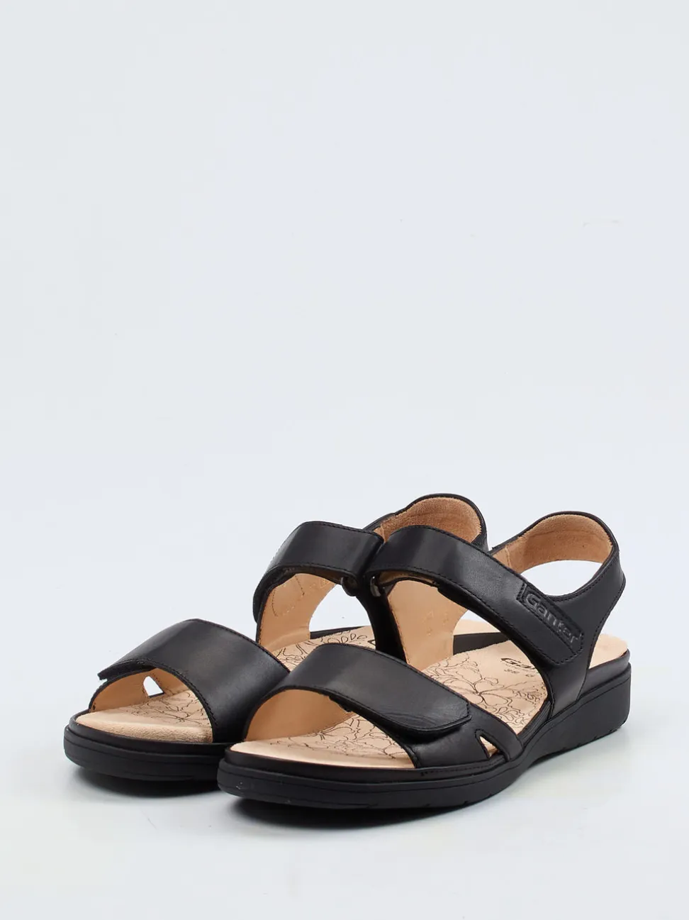 Ganter – Komfortsandale aus Kalbleder schwarz