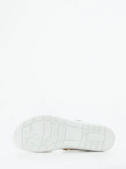 Ganter – Komfortsandalen aus Veloursleder sandbeige