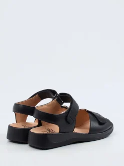 Ganter – Komfortsandalen aus Kalbleder schwarz