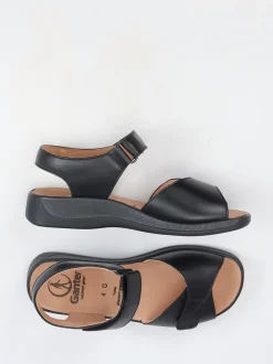 Ganter – Komfortsandalen aus Kalbleder schwarz