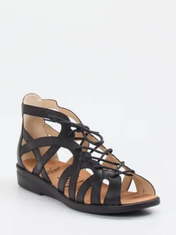 Ganter – Komfort-Sandalen aus Kalbleder schwarz